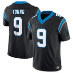 Choea C.Panthers #9 Bryce Young Black Vapor F.U.S.E. Limited Home Game Stitched Jerseys