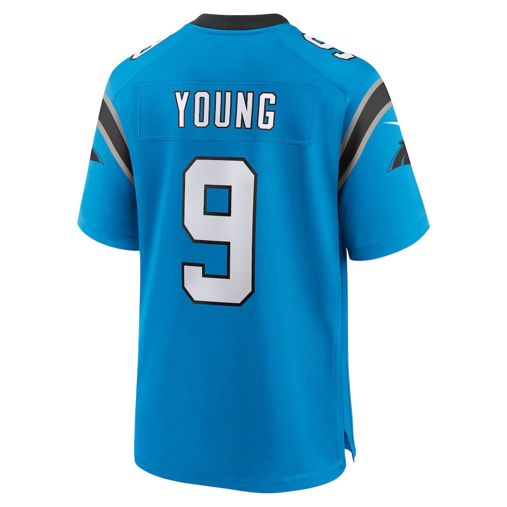 Choea C.Panthers #9 Bryce Young Blue Alternate Game Stitched Jerseys