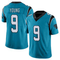 Choea C.Panthers #9 Bryce Young Player Blue Vapor Untouchable Limited Game Stitched Jerseys