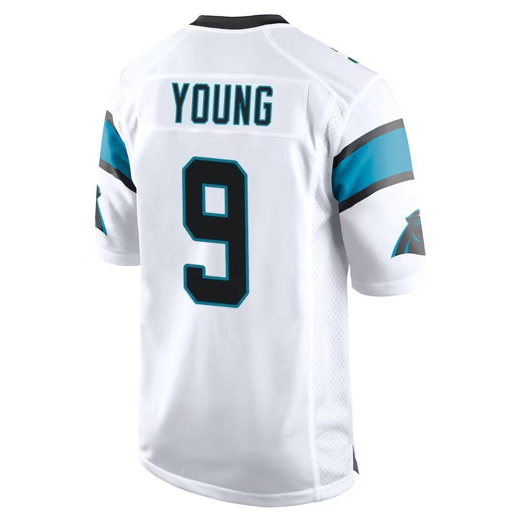 Choea C.Panthers #9 Bryce Young Player White Game Stitched Jerseys