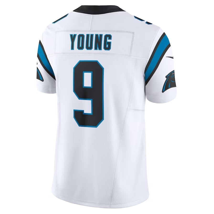 Choea C.Panthers #9 Bryce Young Vapor F.U.S.E. Limited Stitched Jerseys
