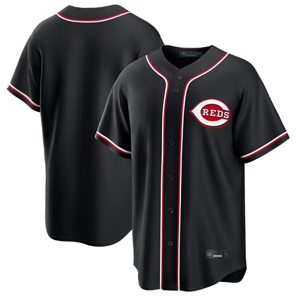 Choea C.Reds Black Fashion Out Home Game Blank Player Stitched Jerseys