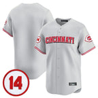 Choea C.Reds Gray Vapor Premier Limited Home Blank Player Stitched Jerseys