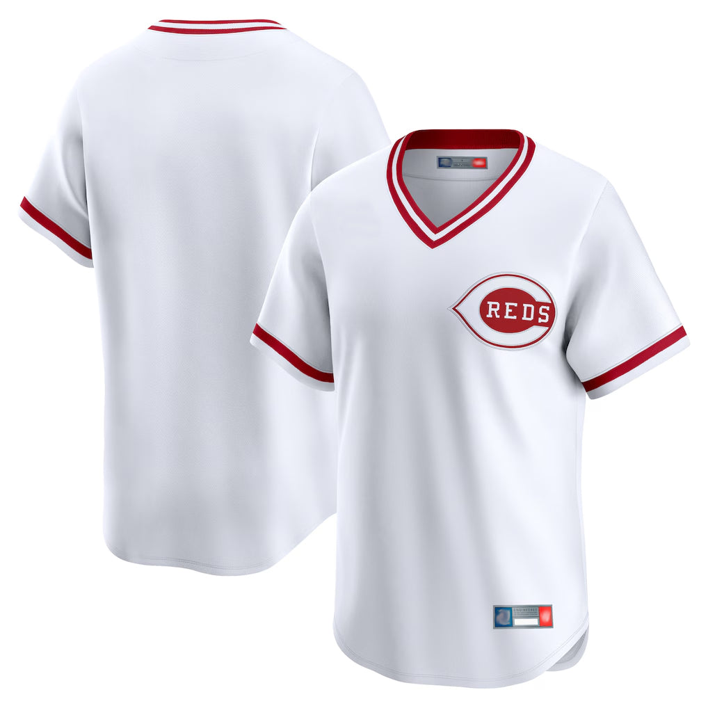 Choea C.Reds White Cooperstown Collection Limited T-shirt Home Blank Player Stitched Jerseys
