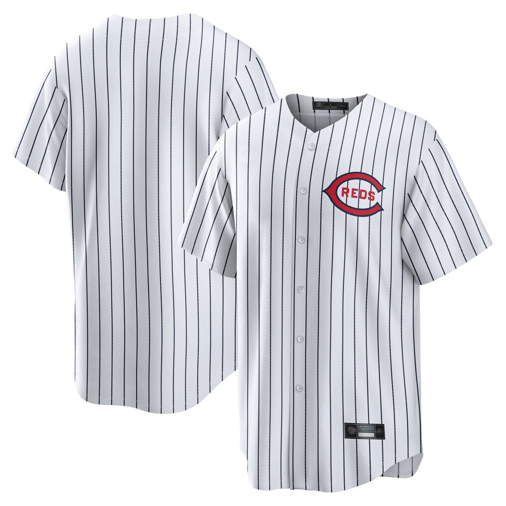 Choea C.Reds White Stripe Field of Dreams Game Home Blank Player Stitched Jerseys