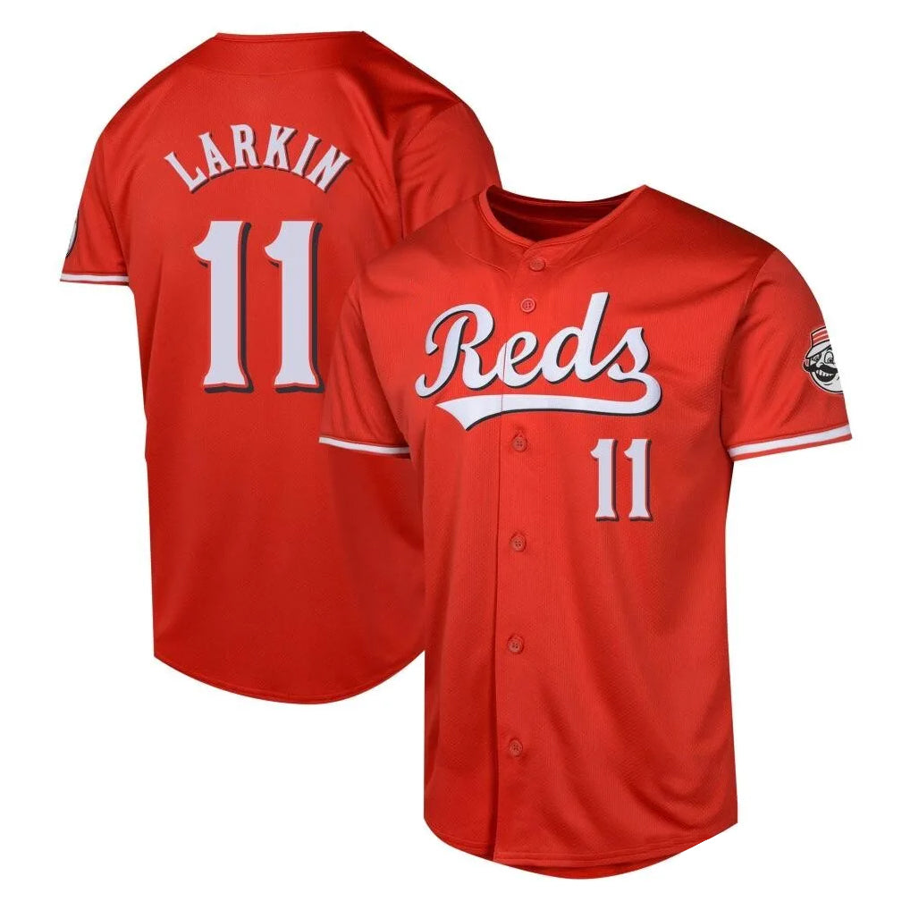 Choea C.Reds #11 Barry Larkin Player Red 2026 City Connect Limited Home Stitched Jerseys