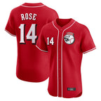 Choea C.Reds #14 Pete Rose Player Red Limited Elite Home Game Stitched Jerseys