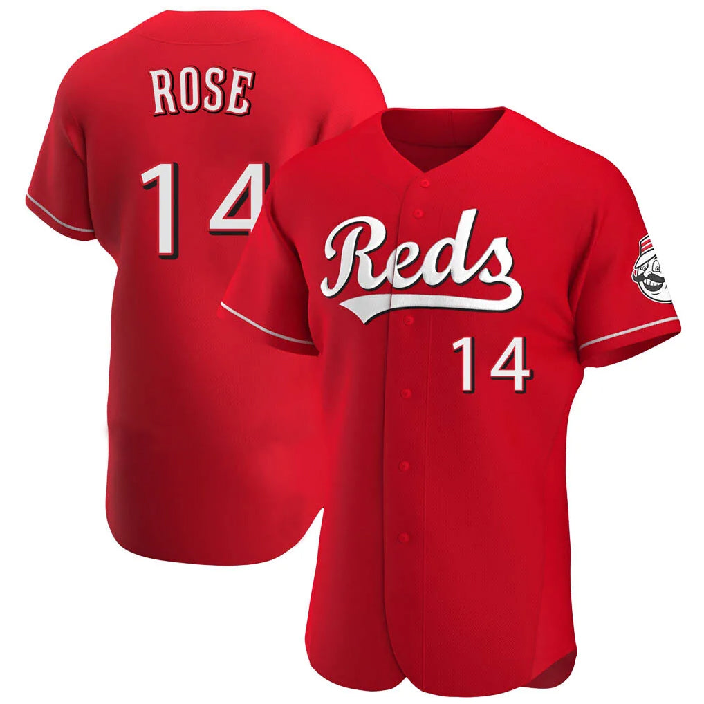 Choea C.Reds #14 Pete Rose Player Red Limited Elite Home Stitched Jerseys