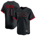 Choea C.Reds #21 Hunter Greene Player Black City Connect Home Limited Stitched Jerseys