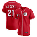 Choea C.Reds #21 Hunter Greene Player Red Limited Elite Home Game Stitched Jerseys