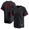 Choea C.Reds #28 Eugenio Su¡§¡érez Player Black City Connect Home Limited Stitched Jerseys