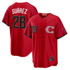 Choea C.Reds #28 Eugenio Su¡§¡érez Player Red 2026 City Connect Home Game Stitched Jerseys