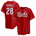 Choea C.Reds #28 Eugenio Su¡§¡érez Player Red Home Game Stitched Jerseys