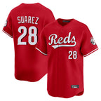 Choea C.Reds #28 Eugenio Su¡§¡érez Player Red Home Limited Stitched Jerseys