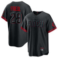 Choea C.Reds #29 TJ Friedl Player Black City Connect Home Game Stitched Jerseys