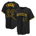 Choea C.Reds #29 TJ Friedl Player Black Snake Skin City Home Stitched Jerseys