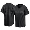 Choea C.Reds #30 Ken Griffey Player Black T-shirt Game Home Stitched Jerseys