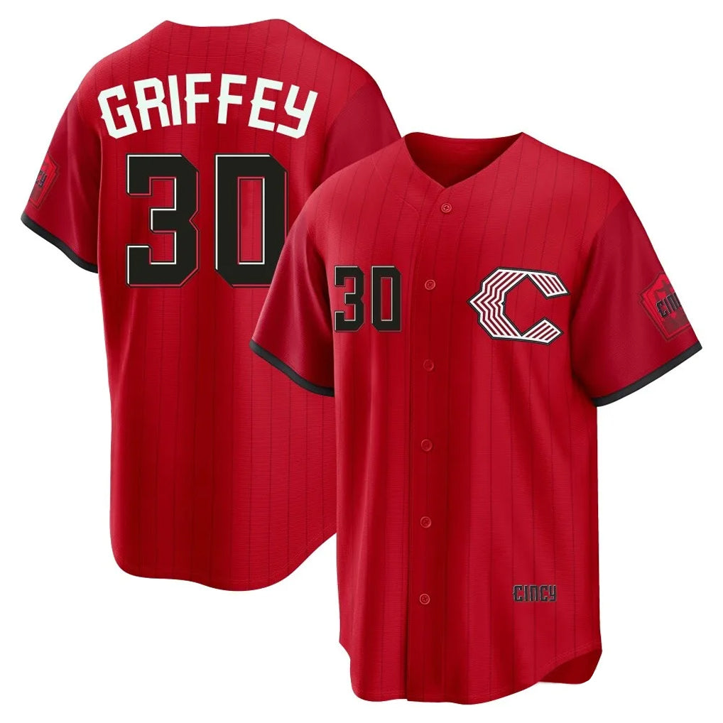 Choea C.Reds #30 Ken Griffey Player Red 2026 City Connect Home Game Stitched Jerseys