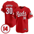 Choea C.Reds #30 Ken Griffey Player Red Vapor Premier Limited Home Stitched Jerseys
