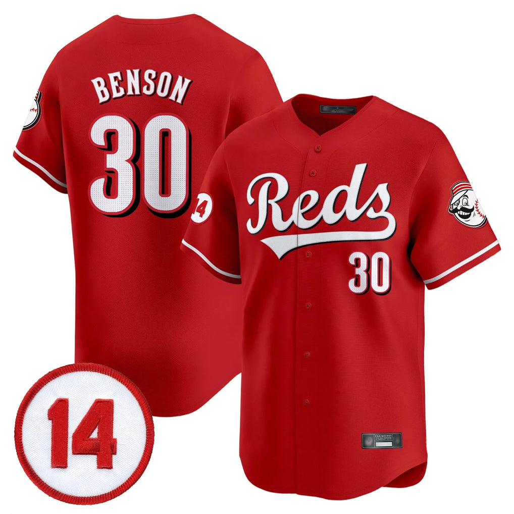 Choea C.Reds #30 Ken Griffey Player Red Vapor Premier Limited Home Stitched Jerseys