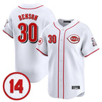 Choea C.Reds #30 Ken Griffey Player White Vapor Premier Limited Home Stitched Jerseys