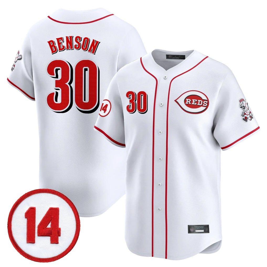Choea C.Reds #30 Ken Griffey Player White Vapor Premier Limited Home Stitched Jerseys