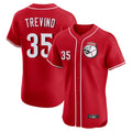 Choea C.Reds #35 Jose Trevino Player Red Limited Elite Home Game Stitched Jerseys