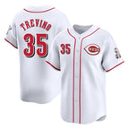 Choea C.Reds #35 Jose Trevino Player White Home Limited Stitched Jerseys