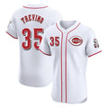 Choea C.Reds #35 Jose Trevino Player White Limited Elite Home Stitched Jerseys