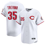Choea C.Reds #35 Jose Trevino Player White Limited Home Stitched Jerseys