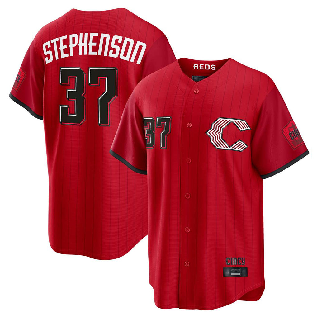 Choea C.Reds #37 Tyler Stephenson Player Red 2026 City Connect Home Game Stitched Jerseys