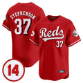 Choea C.Reds #37 Tyler Stephenson Player Red Vapor Premier Limited Home Stitched Jerseys