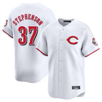 Choea C.Reds #37 Tyler Stephenson Player White Limited Home Stitched Jerseys