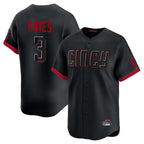 Choea C.Reds #3 Ke'Bryan Hayes Player Black City Connect Home Limited Stitched Jerseys