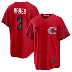 Choea C.Reds #3 Ke'Bryan Hayes Player Red 2026 City Connect Home Game Stitched Jerseys