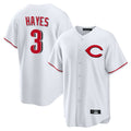 Choea C.Reds #3 Ke'Bryan Hayes Player White Home Game Stitched Jerseys