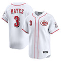 Choea C.Reds #3 Ke'Bryan Hayes Player White Home Limited Stitched Jerseys