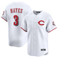 Choea C.Reds #3 Ke'Bryan Hayes Player White Limited Home Stitched Jerseys