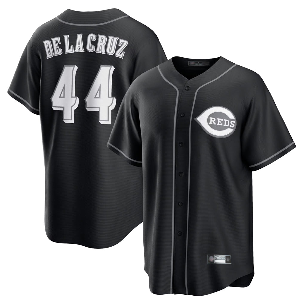 Choea C.Reds #44 Elly De La Cruz Player Black Home Game Stitched Jerseys