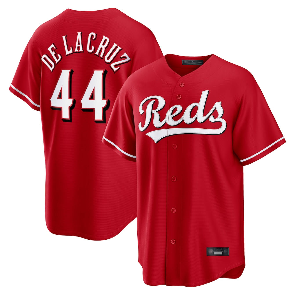 Choea C.Reds #44 Elly De La Cruz Player Red Home Game Stitched Jerseys
