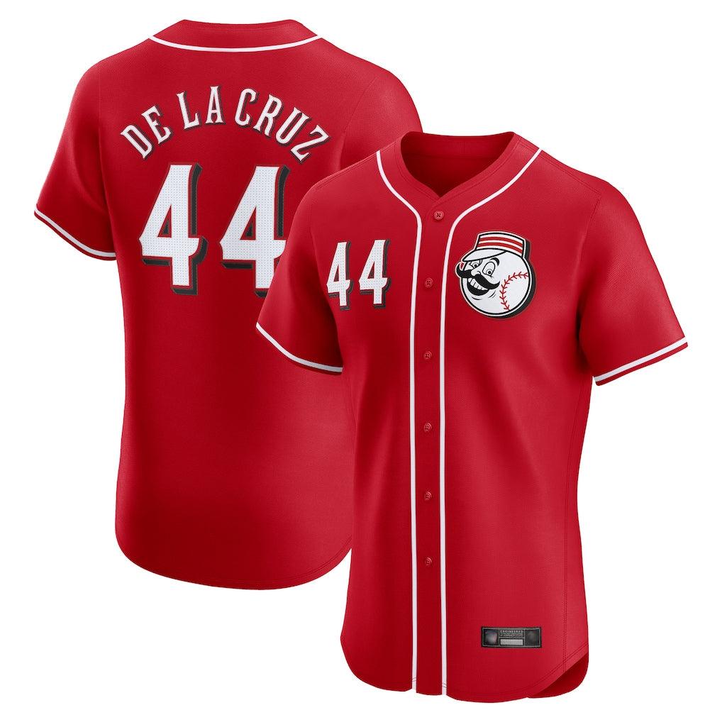 Choea C.Reds #44 Elly De La Cruz Player Red Limited Elite Home Game Stitched Jerseys