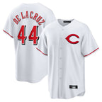 Choea C.Reds #44 Elly De La Cruz Player White Home Game Stitched Jerseys