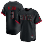 Choea C.Reds #9 Matt McLain Player Black City Connect Home Limited Stitched Jerseys