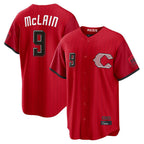Choea C.Reds #9 Matt McLain Player Red 2026 City Connect Home Game Stitched Jerseys