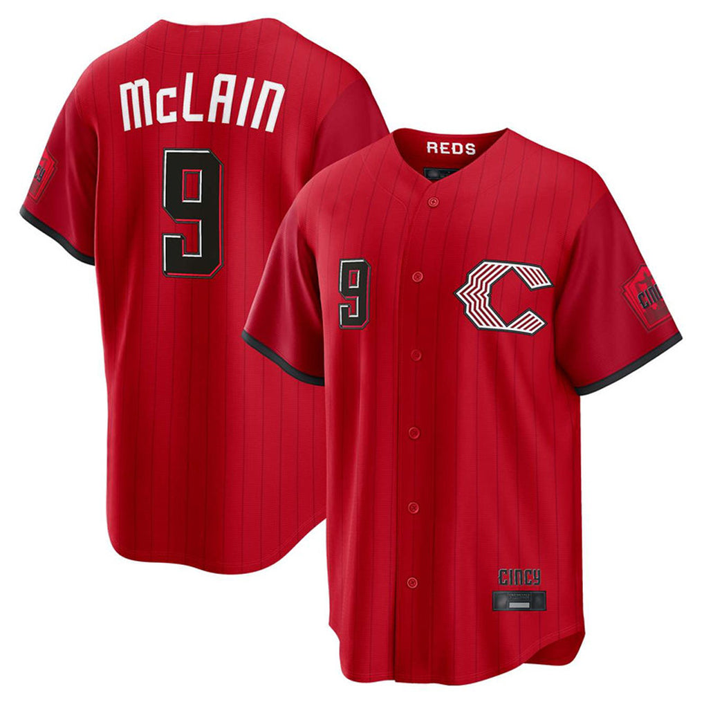 Choea C.Reds #9 Matt McLain Player Red 2026 City Connect Home Game Stitched Jerseys