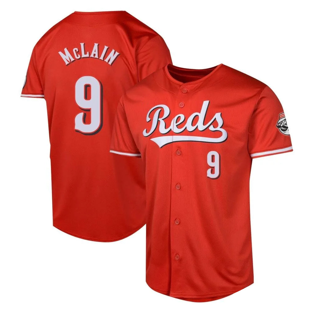 Choea C.Reds #9 Matt McLain Player Red 2026 City Connect Limited Home Stitched Jerseys