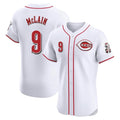 Choea C.Reds #9 Matt McLain Player White Limited Elite Home Stitched Jerseys