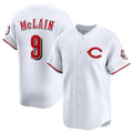 Choea C.Reds #9 Matt McLain Player White Limited Home Stitched Jerseys