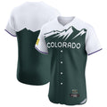 Choea C.Rockies Green City Connect Limited Elite Home Blank Player Stitched Jerseys