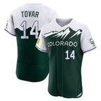 Choea C.Rockies #14 Ezequiel Tovar Player Green City Connect Limited Elite Home Stitched Jerseys